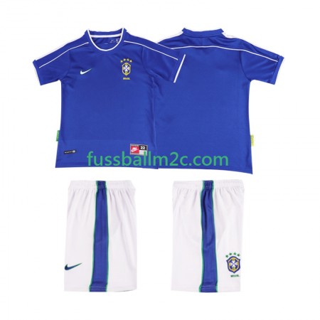 Fußballtrikots Brasilien Retro Kinder Auswärts Trikotsatz 1998 Fußballtrikots Brasilien Retro Kinder Auswärts Trikotsatz 1998